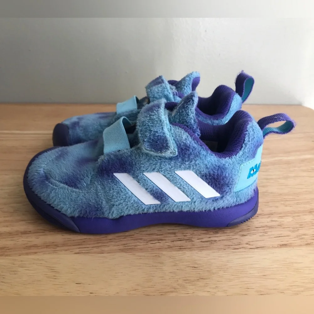 Adidas Disney Active Play Monster AG INC Kids Sneaker Sulley Fur Shoes Size: 8.5
